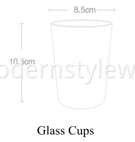 glass cup size